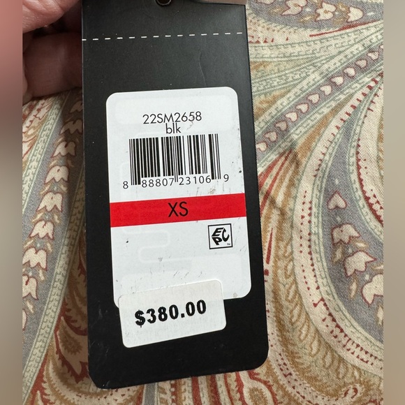 🌟NWT Genuine leather jacket, Guess, size XS, black🌟 - Picture 5 of 9